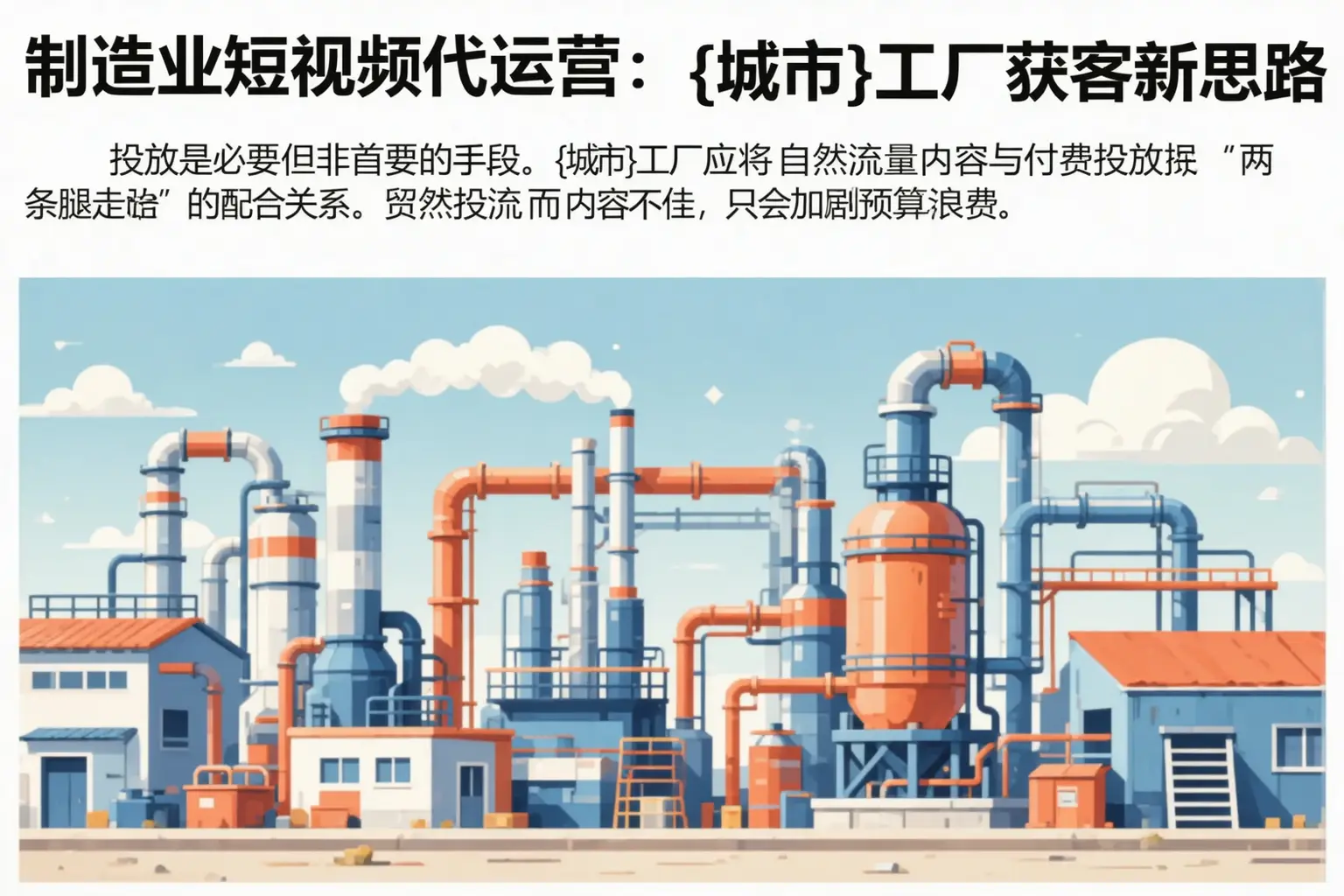 制造业短视频代运营：囊谦工厂获客新思路
